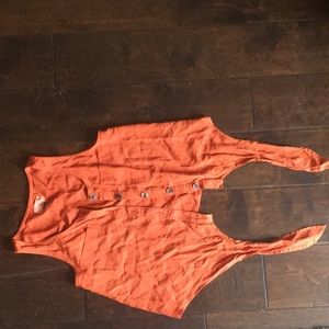 Burnt Orange Safari Shirt